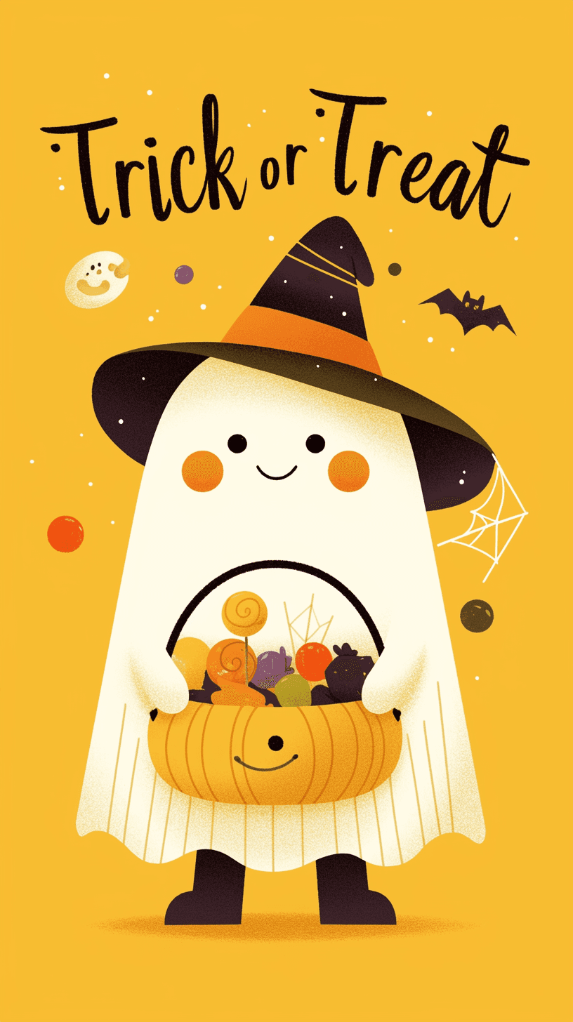 Halloween Ghost 264 original repeating artwork