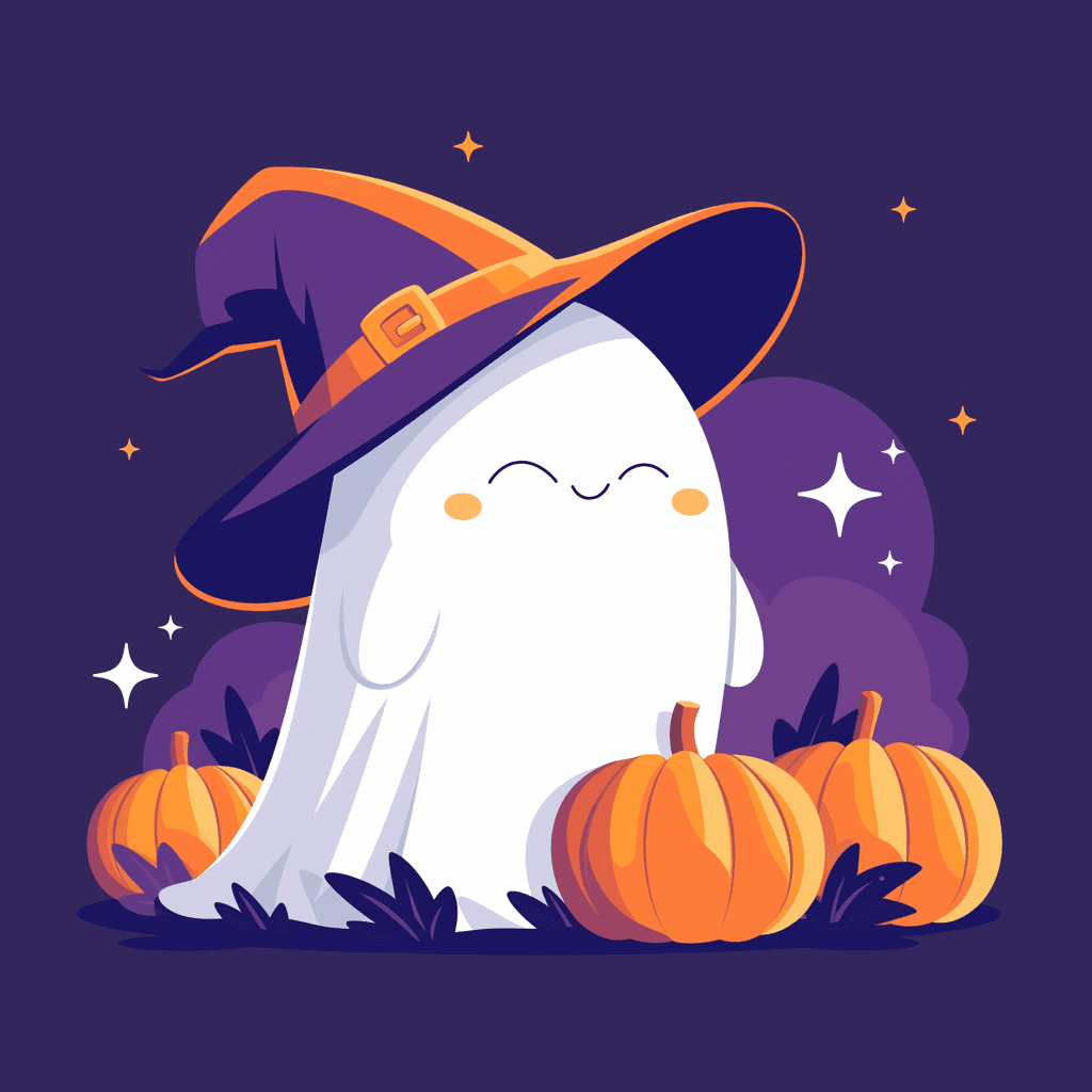Halloween Ghost 292 original repeating artwork