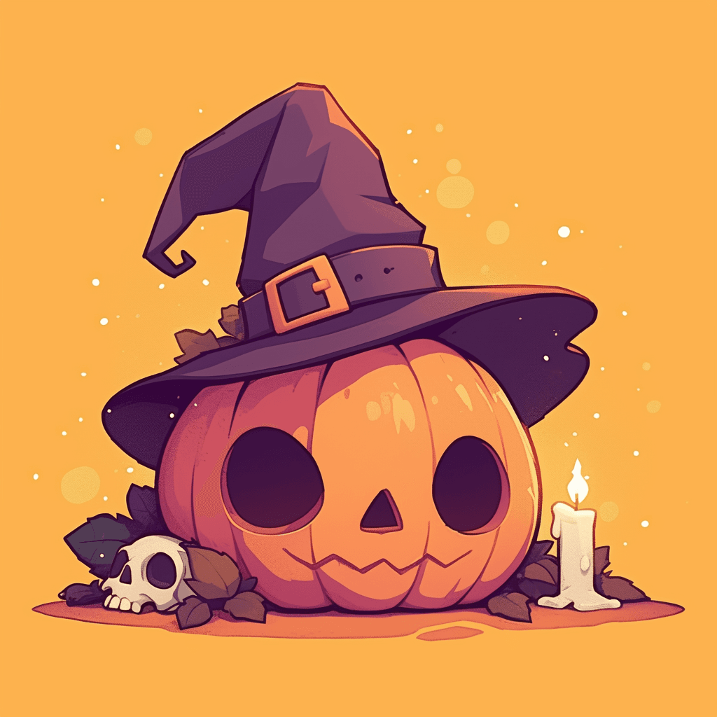 Halloween Pumpkin 136 original repeating artwork