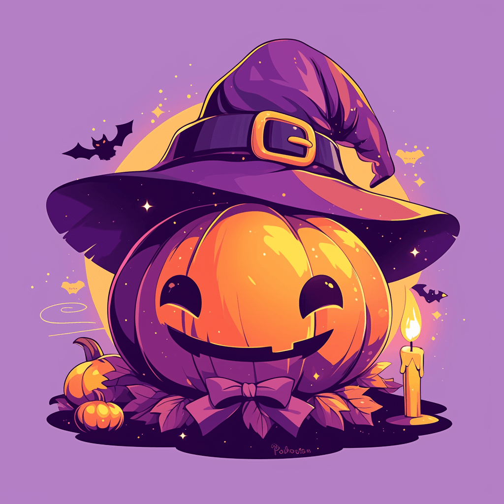 Halloween Pumpkin 062 original repeating artwork
