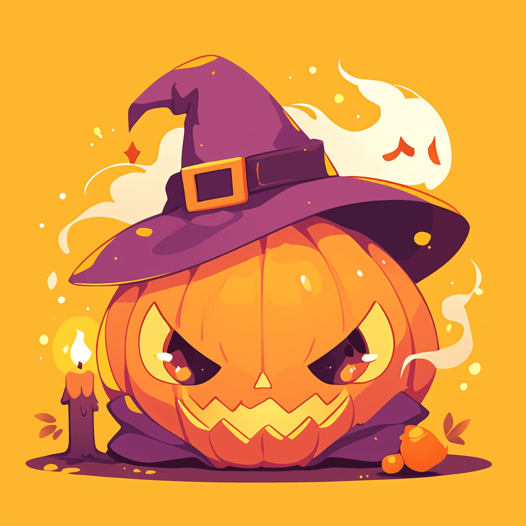 Halloween Pumpkin East original repeating artwork
