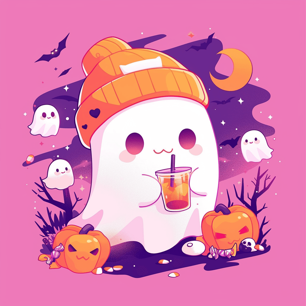Halloween Rest original repeating artwork