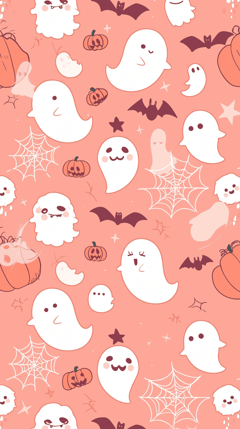 Halloween Skull Party original repeating artwork