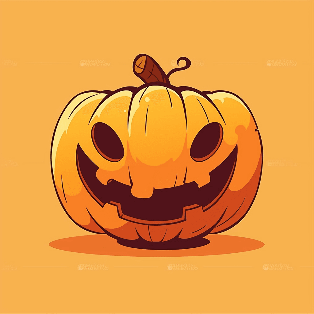 Halloween Pumpkin 151 original repeating artwork