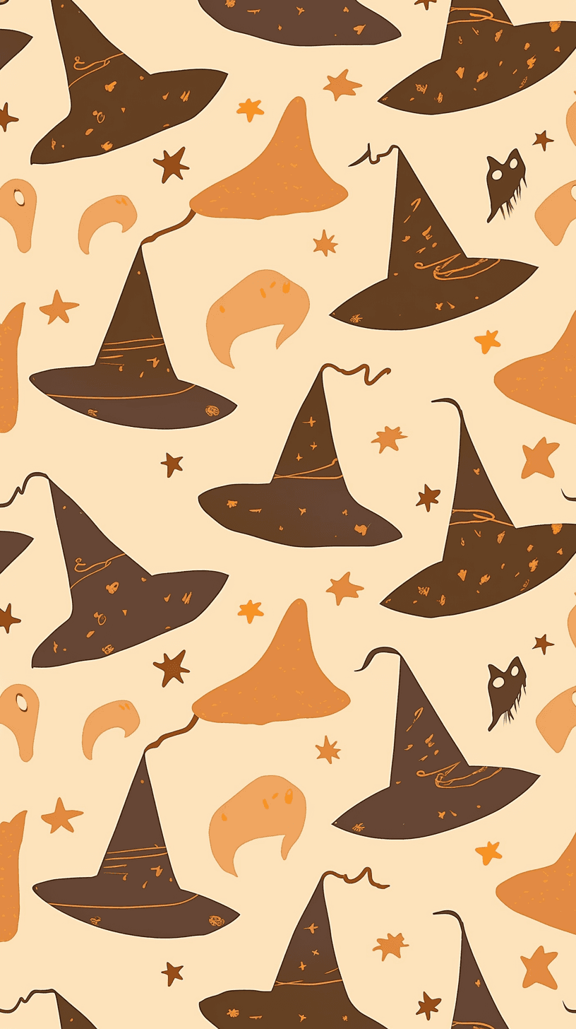 Halloween Design Boulevard original repeating artwork