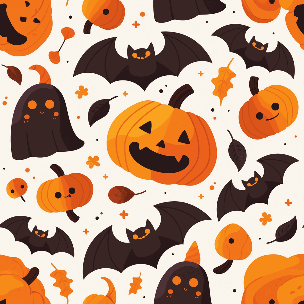 Halloween Design Bop original repeating artwork