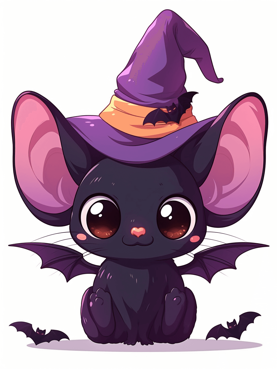 Halloween Bat Slide original repeating artwork