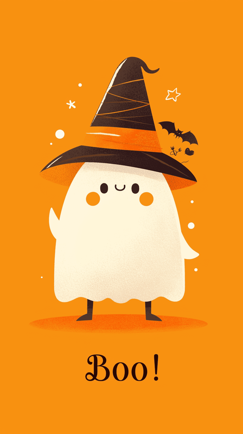 Halloween Ghost 1159 original repeating artwork