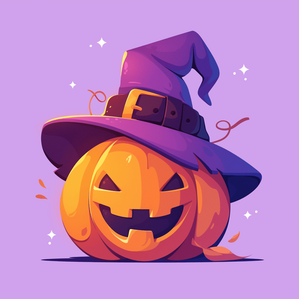 Halloween Pumpkin Rhythm original repeating artwork