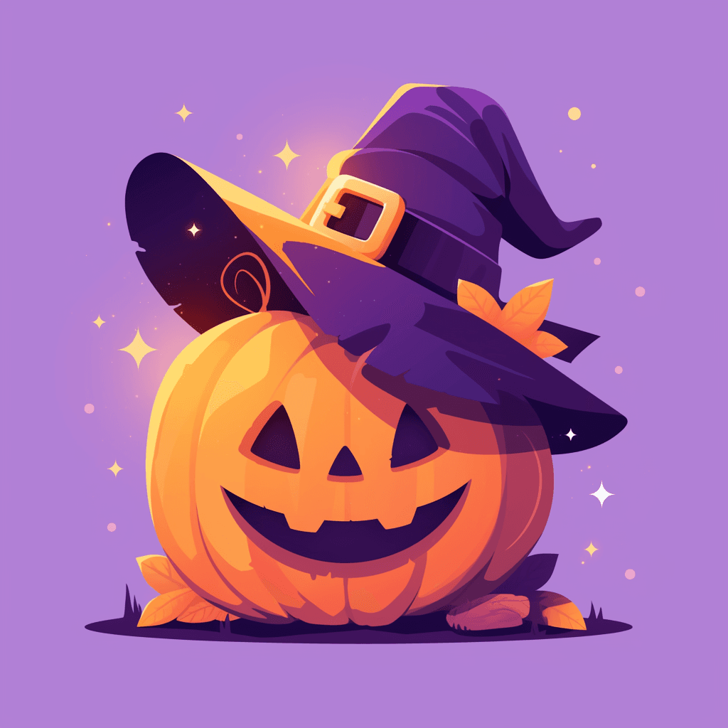 Halloween Pumpkin Beats original repeating artwork