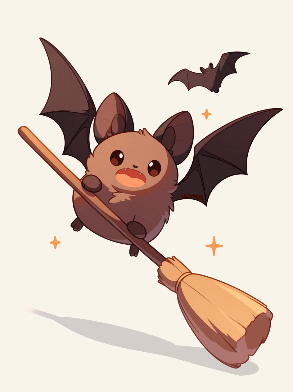 Halloween Bat Burst original repeating artwork