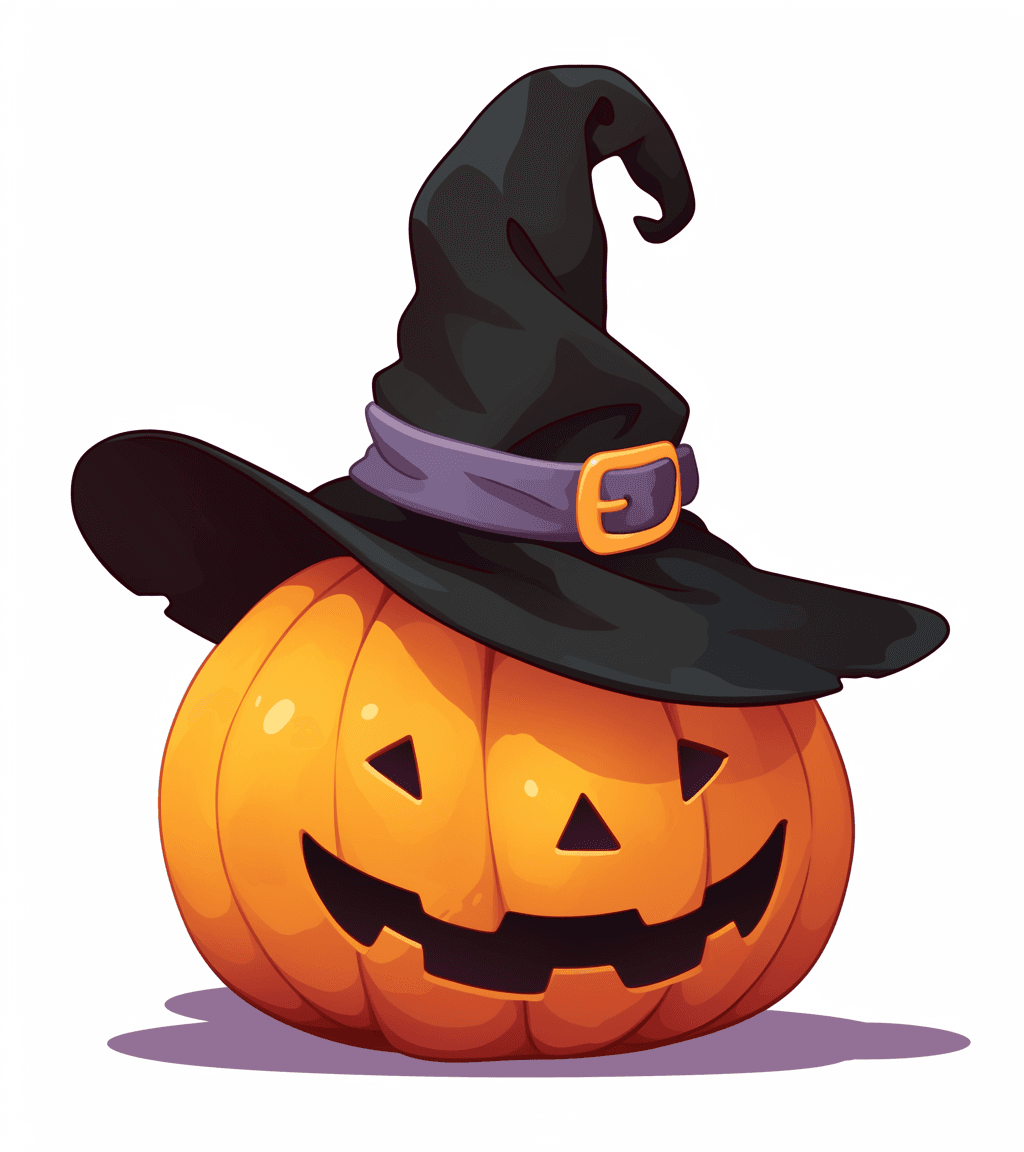 Halloween Pumpkin Path original repeating artwork