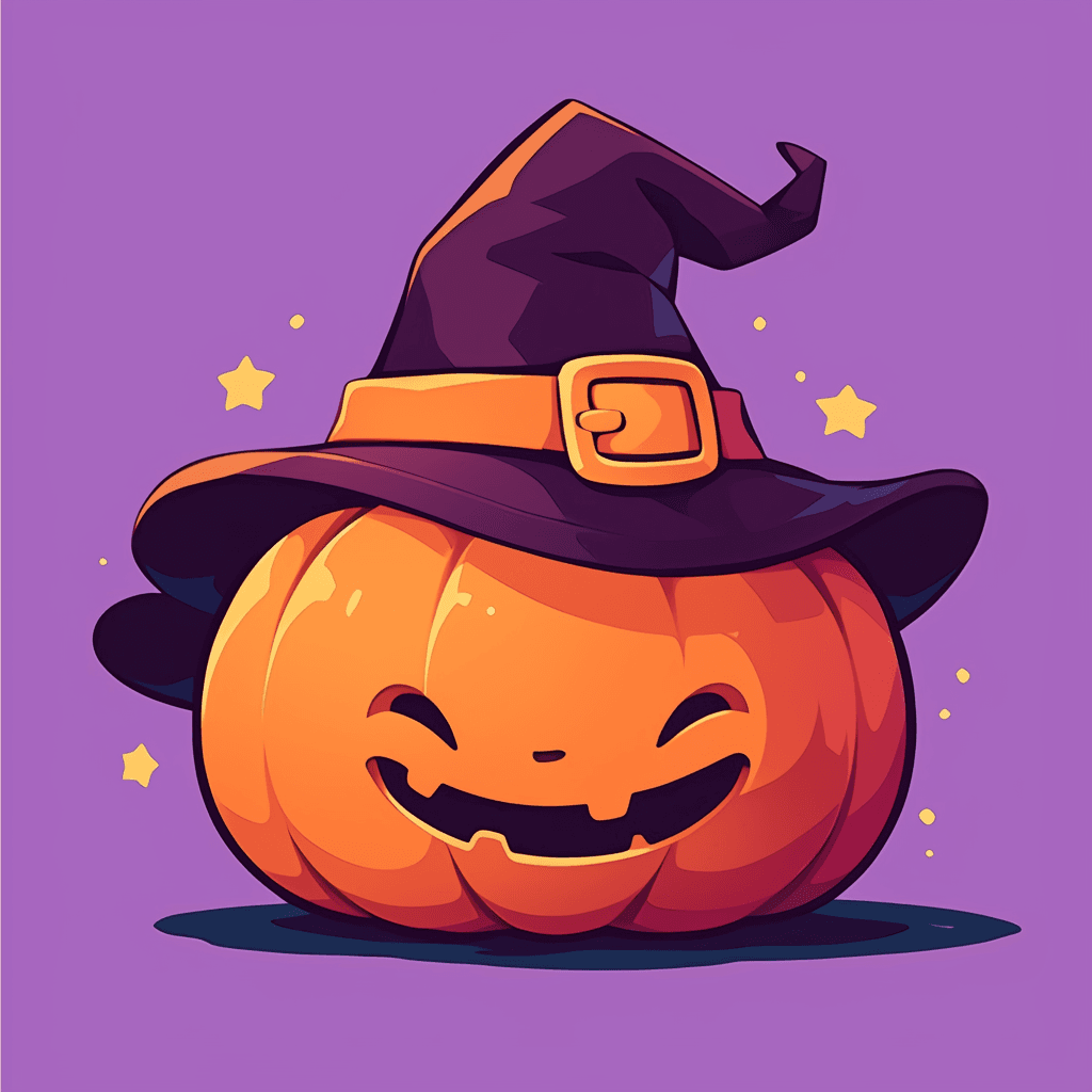 Halloween Pumpkin Tribe original repeating artwork