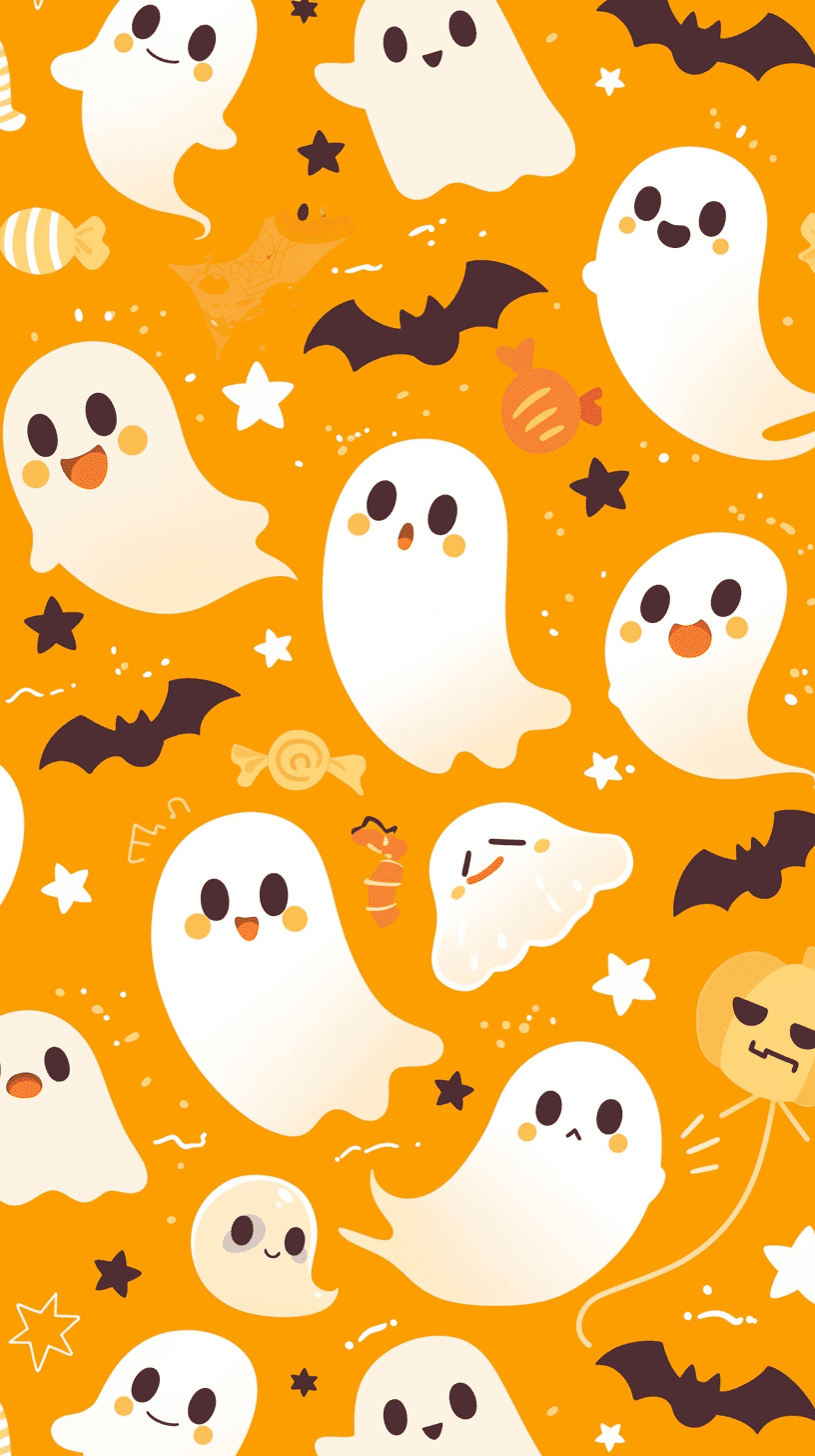 Halloween Ghost 589 original repeating artwork