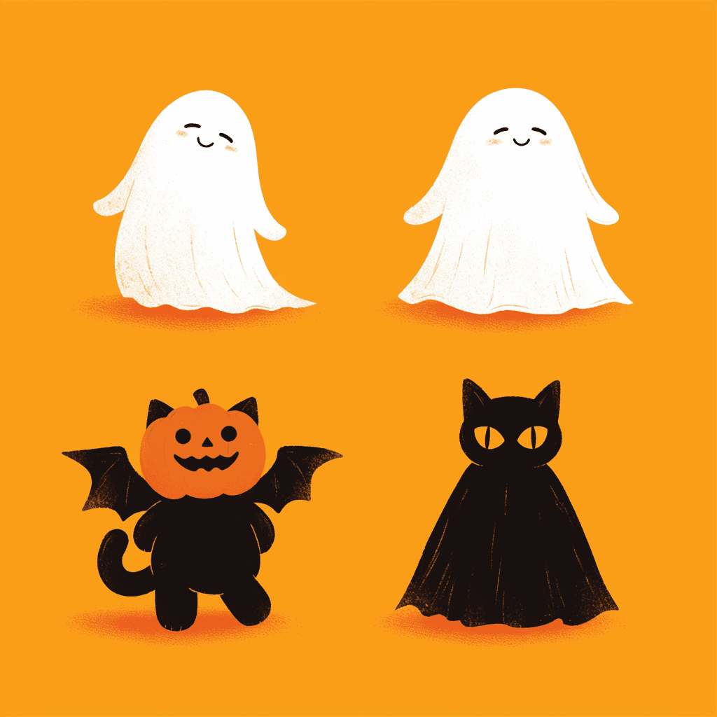 Halloween Ghost 362 original repeating artwork