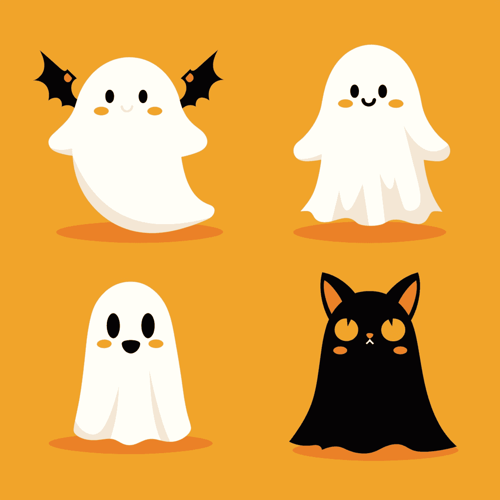 Halloween Ghost 379 original repeating artwork