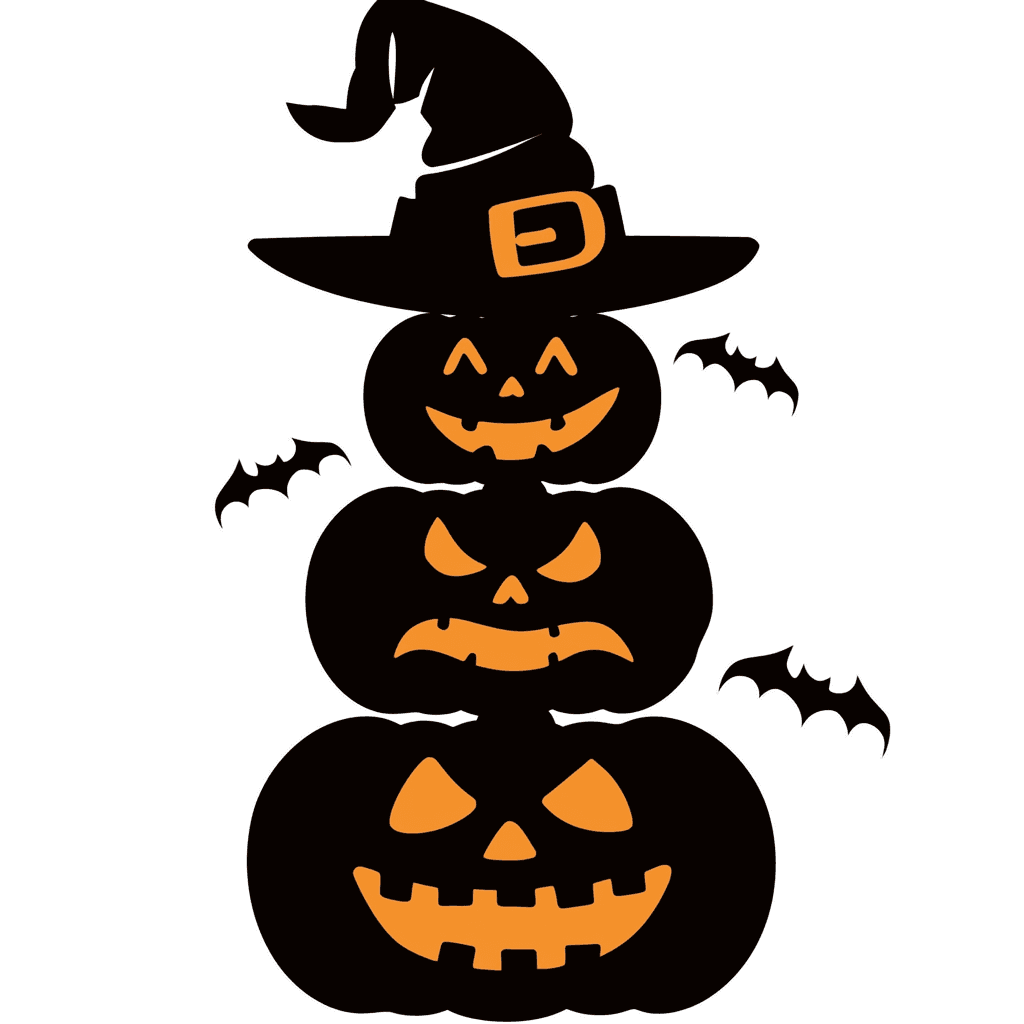 Halloween Pumpkin Ride original repeating artwork