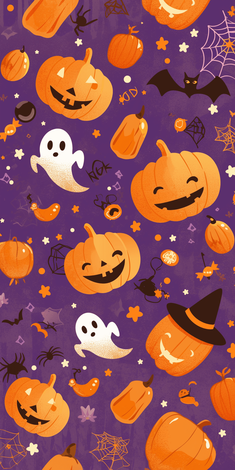 Halloween Ghost 1596 original repeating artwork