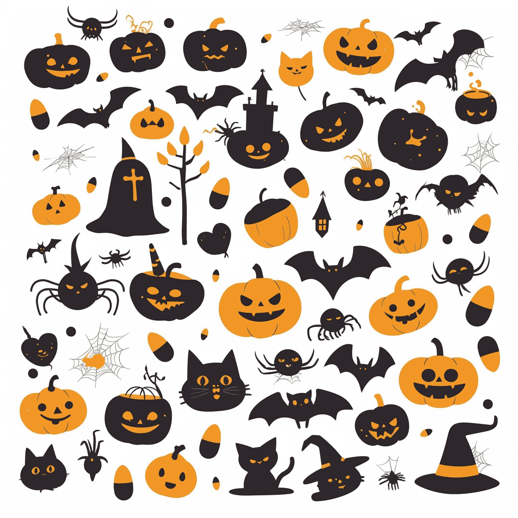 Halloween Design Collective original repeating artwork
