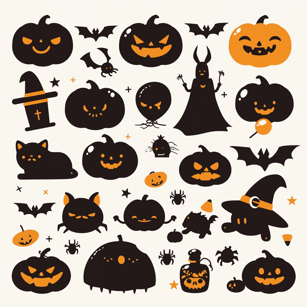Halloween Design Buzz original repeating artwork