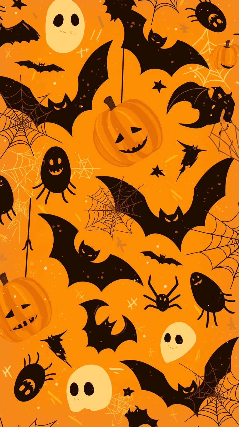 Halloween Design Echo original repeating artwork