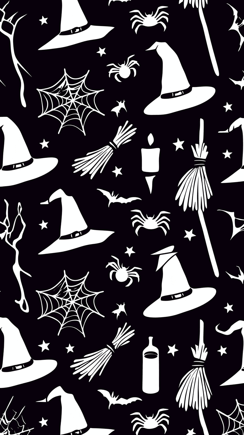 Halloween Design Session original repeating artwork