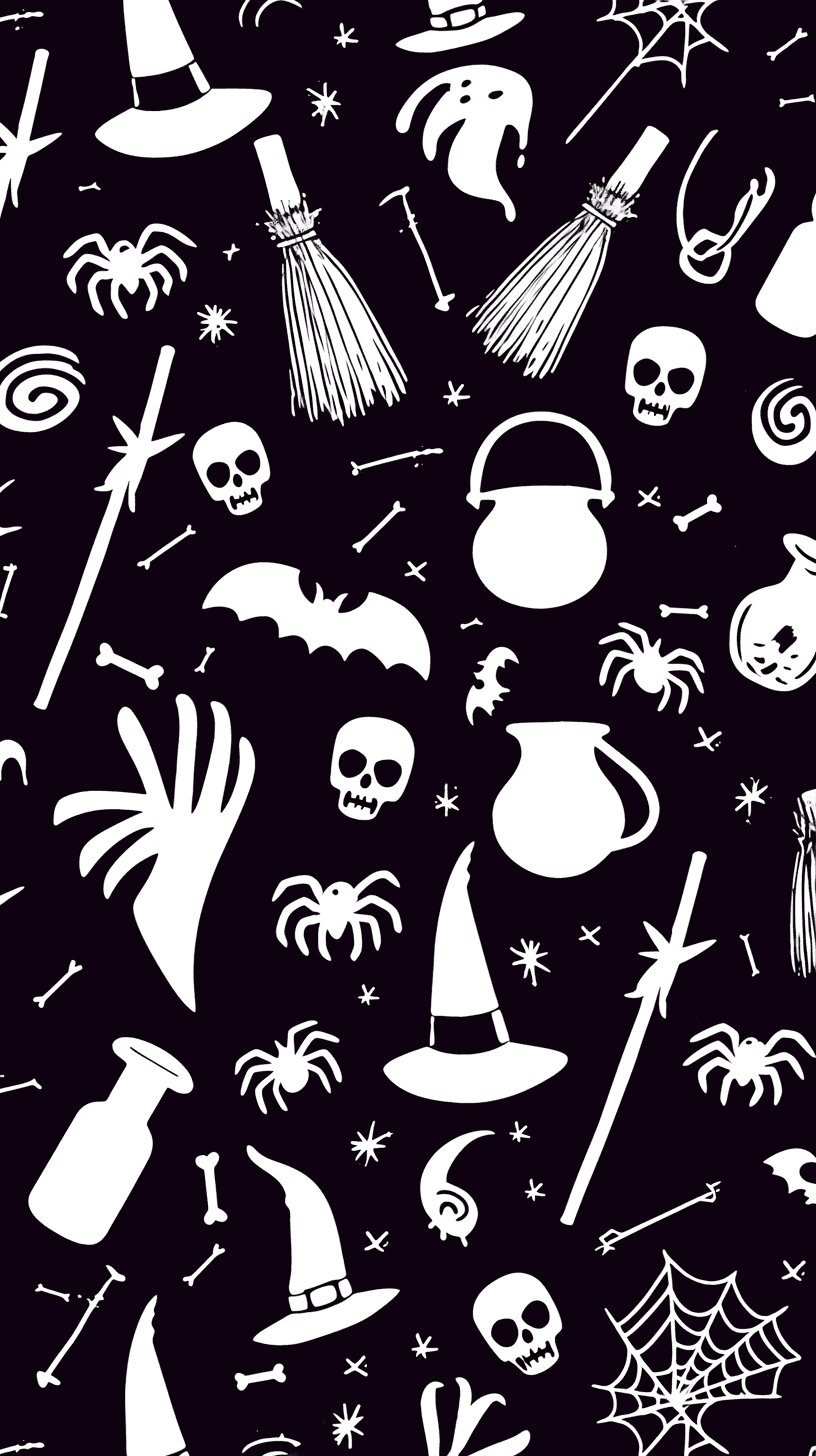 Halloween Design Zoom original repeating artwork