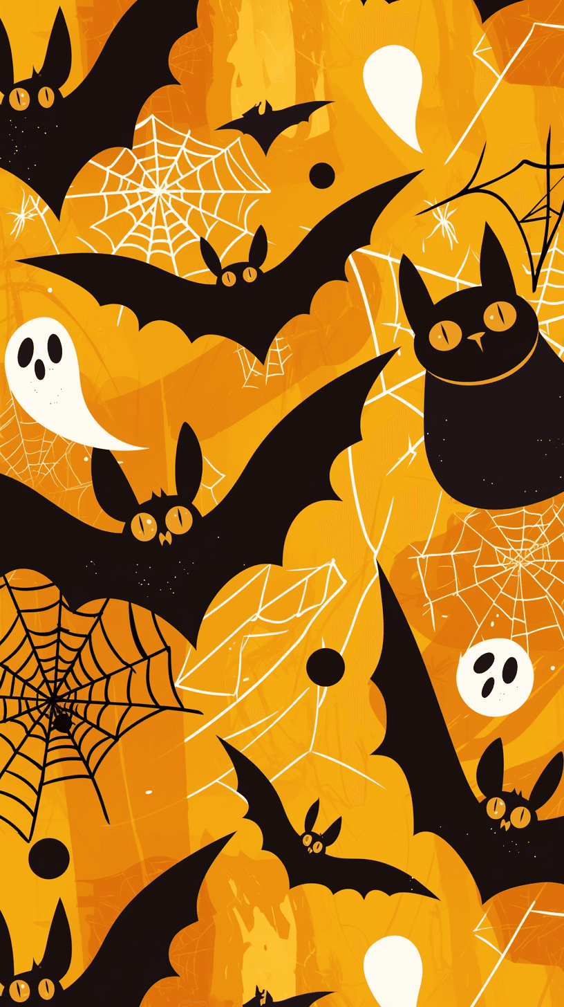 Halloween Design Show original repeating artwork