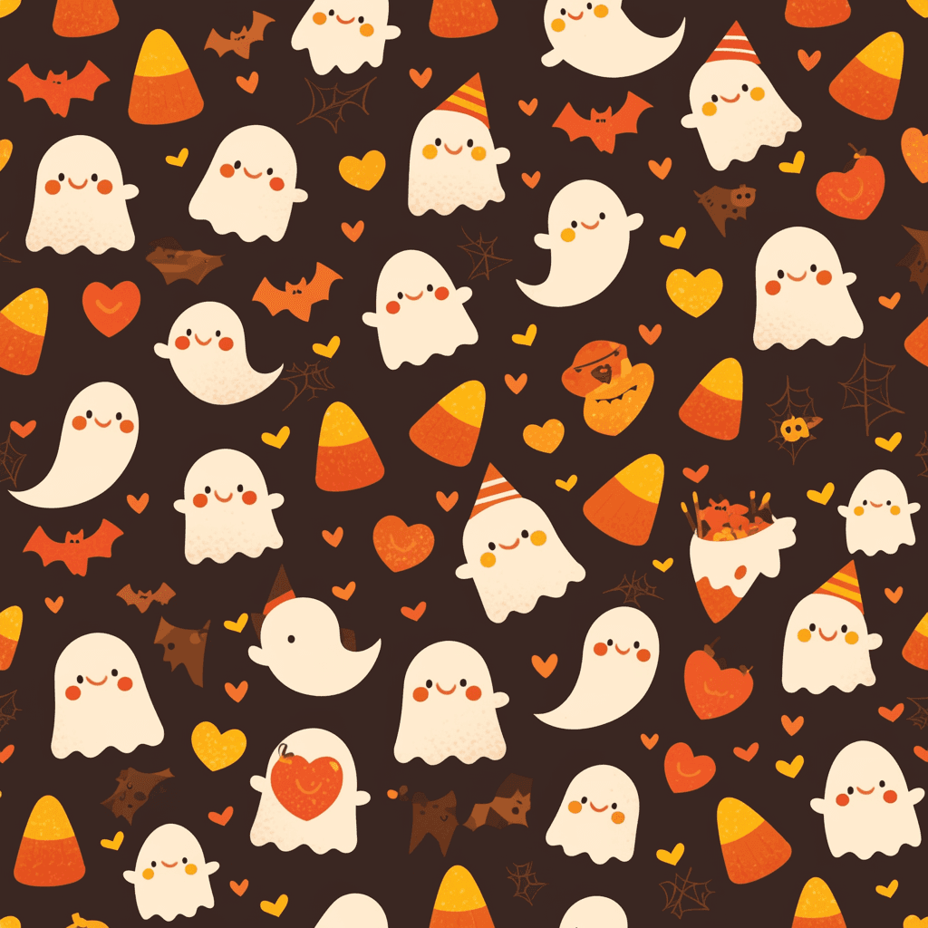 Halloween Design Spin original repeating artwork