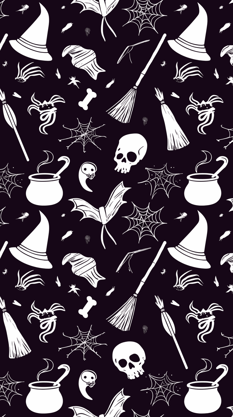 Halloween Design Burst original repeating artwork