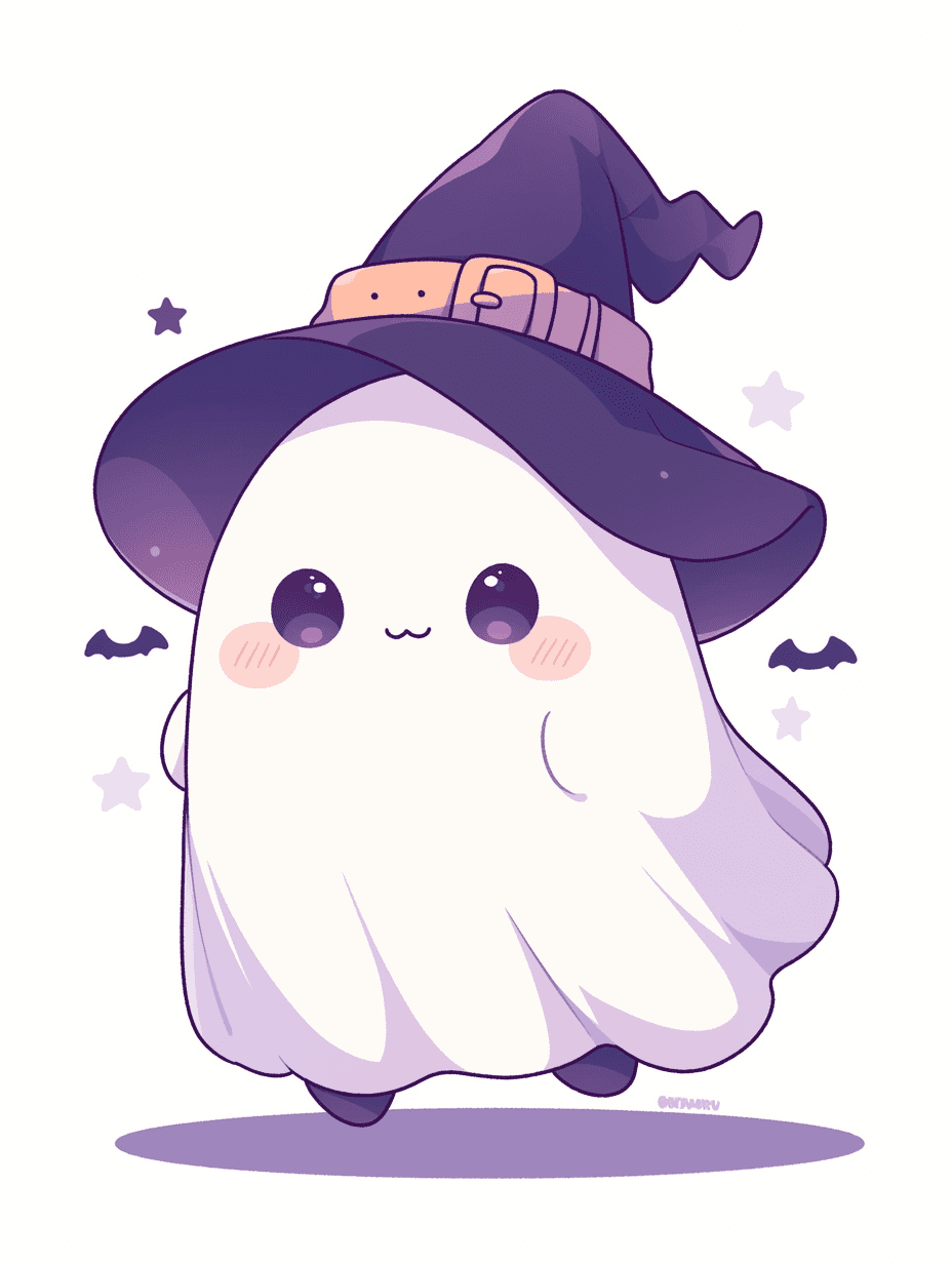 Halloween Ghost 701 original repeating artwork