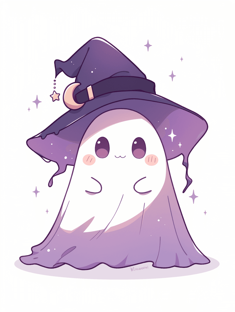 Halloween Ghost 134 original repeating artwork
