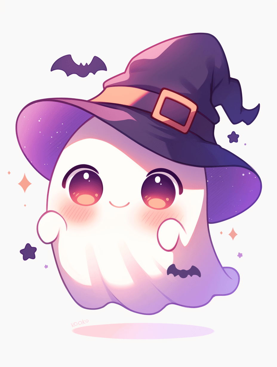 Halloween Ghost 053 original repeating artwork