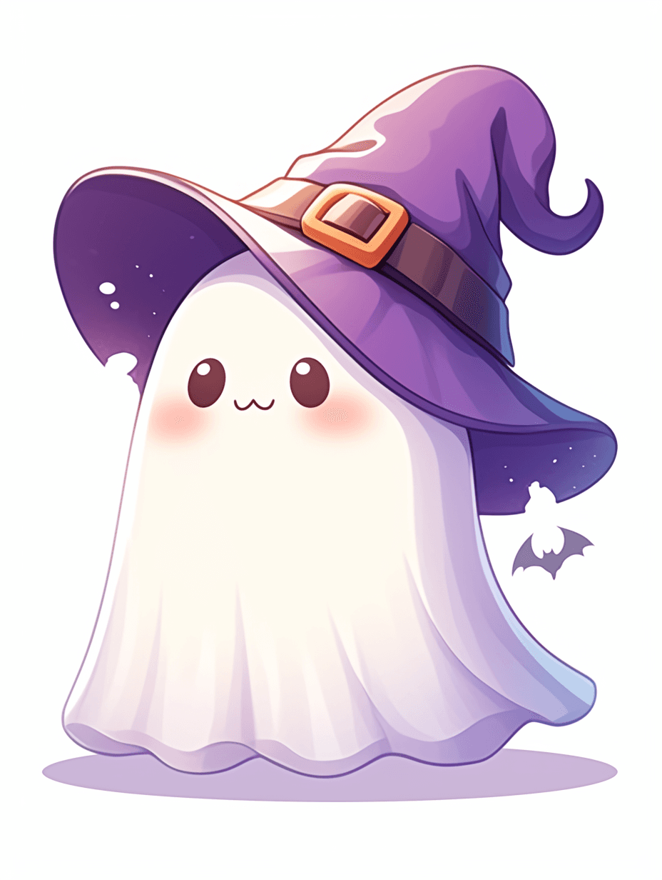 Halloween Ghost 111 original repeating artwork