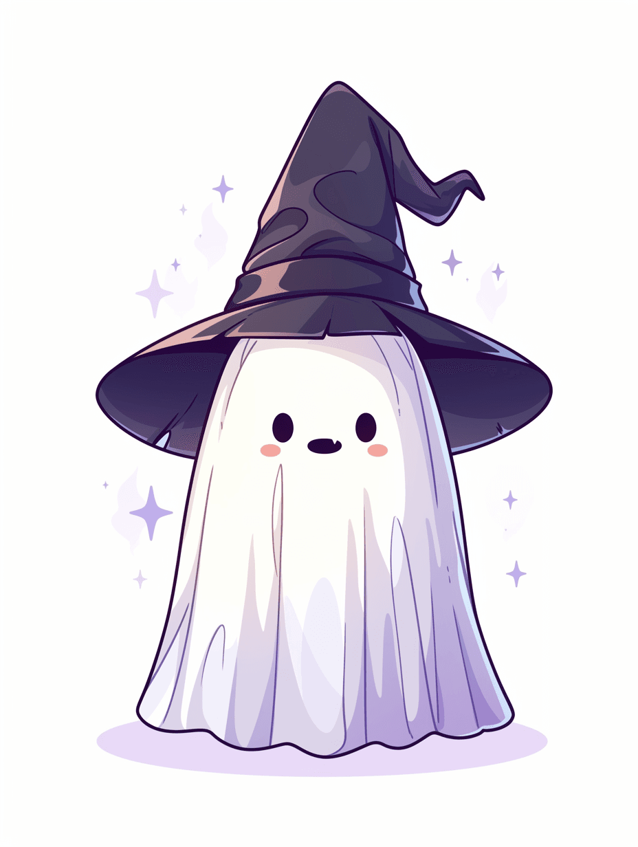 Halloween Ghost 052 original repeating artwork