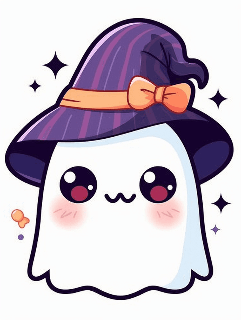Halloween Ghost 1544 original repeating artwork