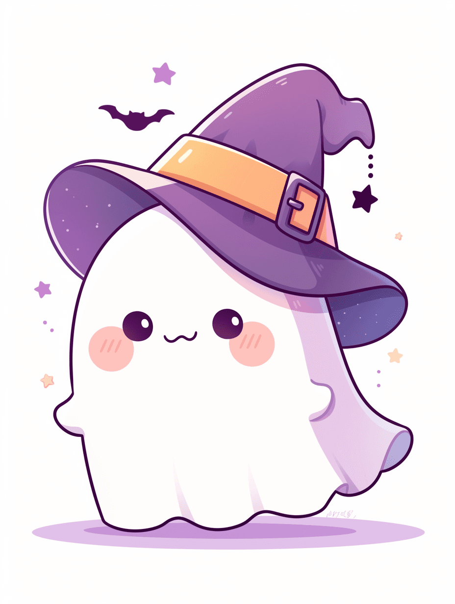 Halloween Ghost 092 original repeating artwork