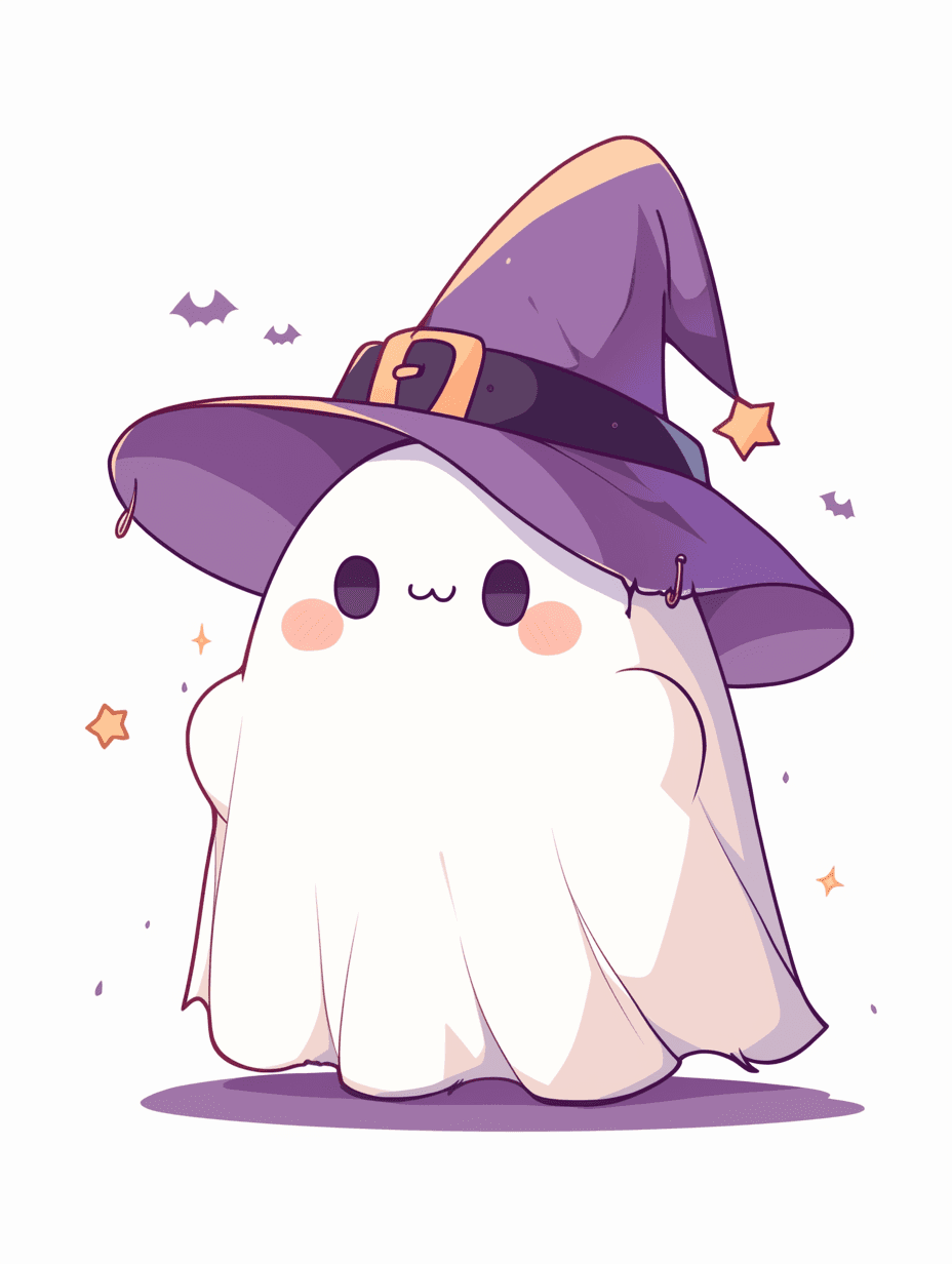 Halloween Ghost 1480 original repeating artwork