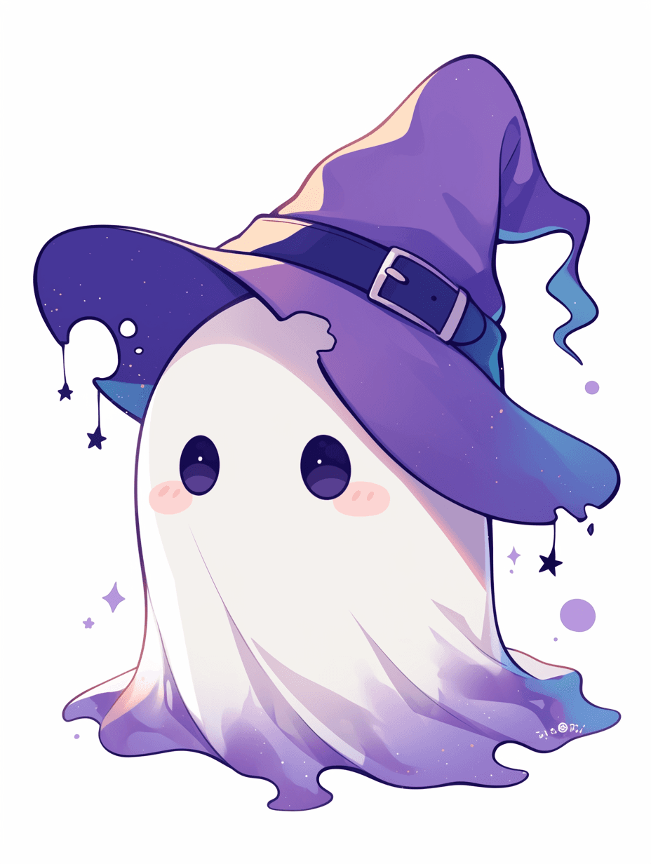 Halloween Ghost 402 original repeating artwork