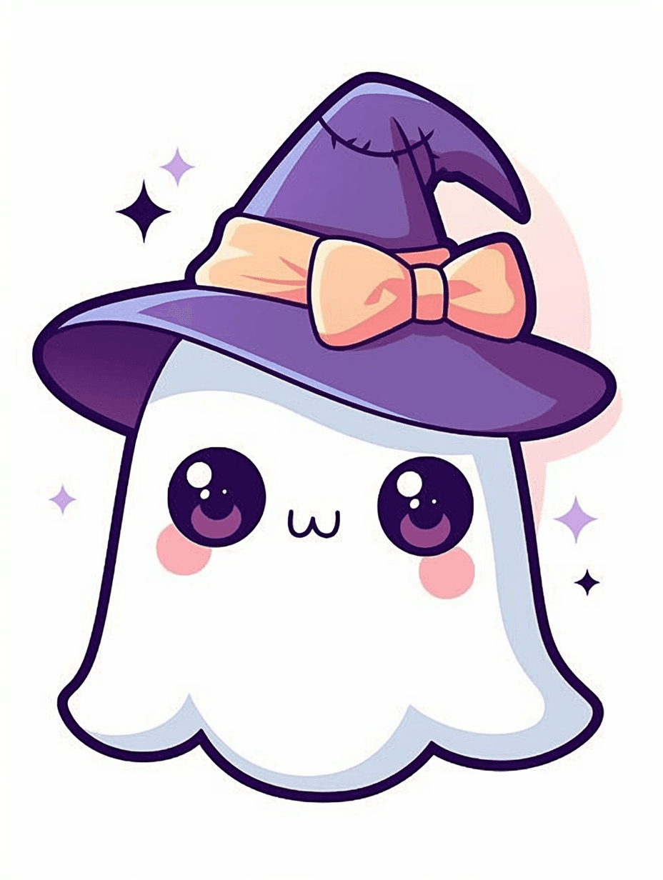 Halloween Ghost 1647 original repeating artwork
