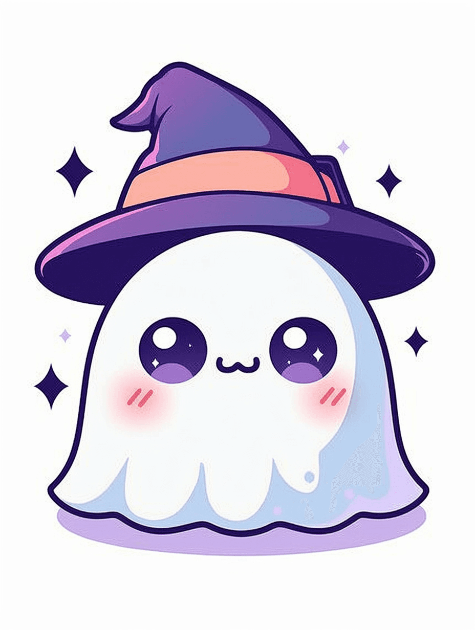 Halloween Ghost 700 original repeating artwork