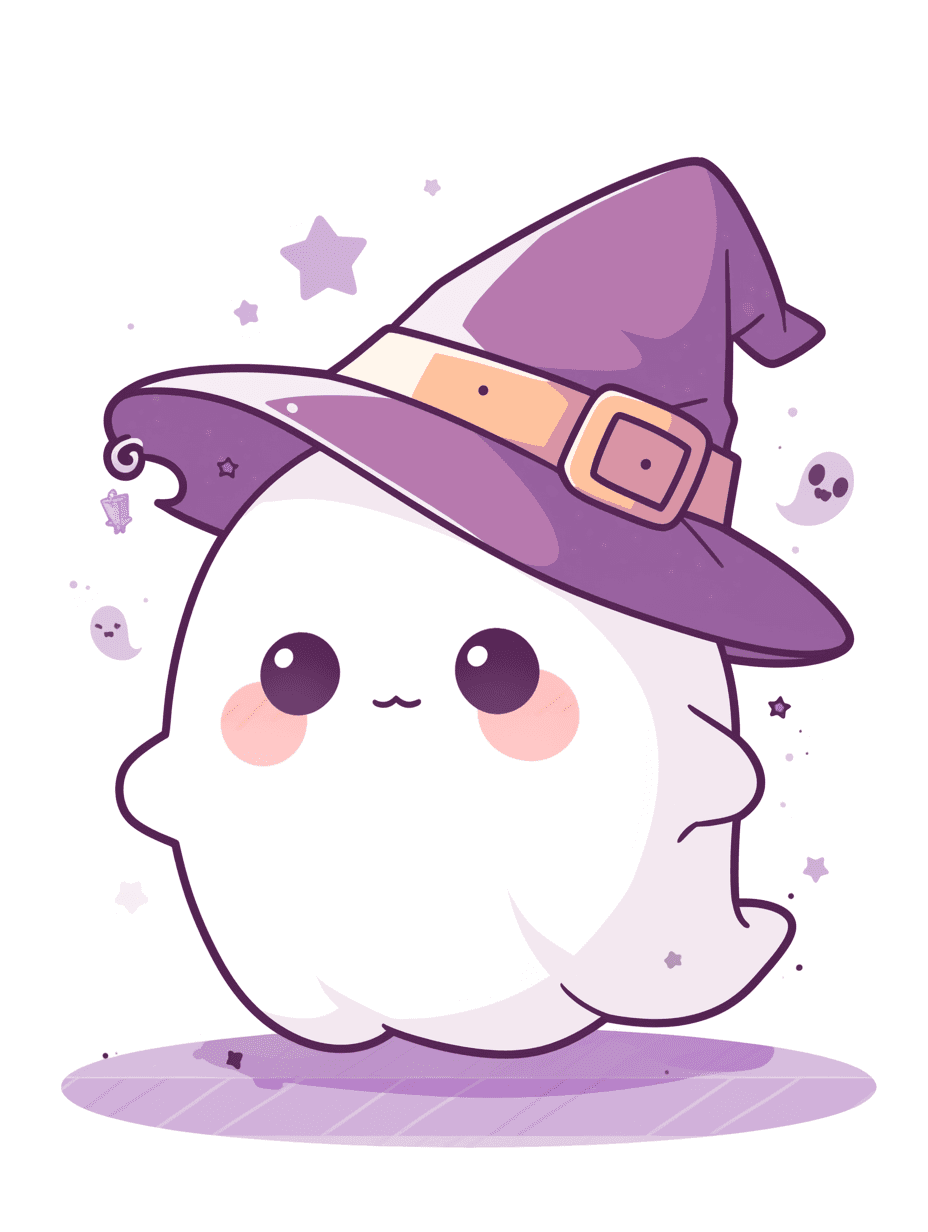 Halloween Ghost 374 original repeating artwork