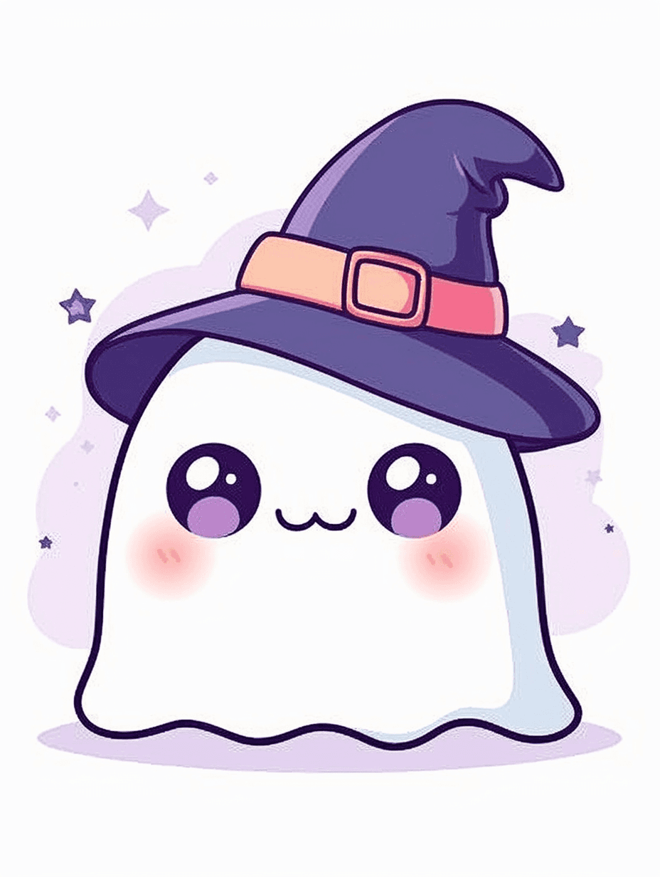 Halloween Ghost 133 original repeating artwork