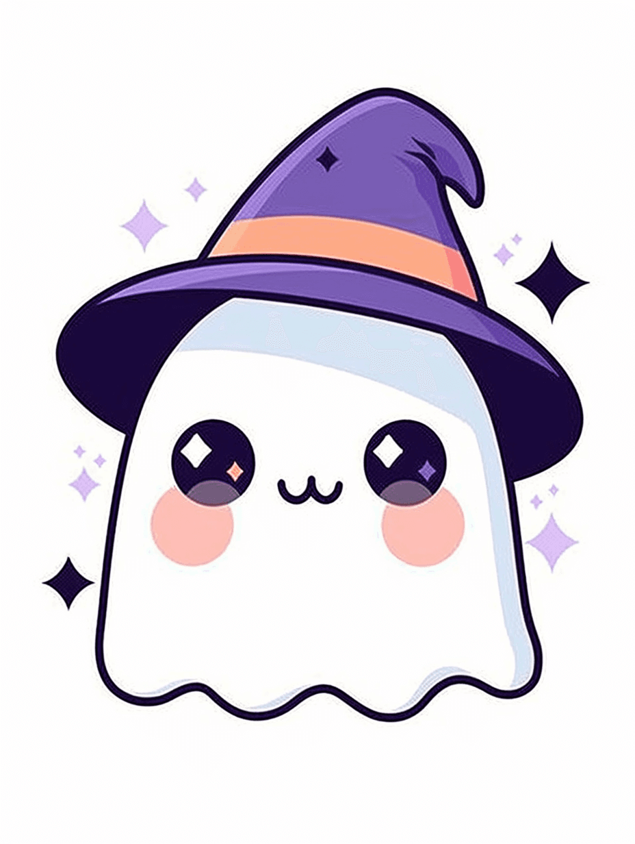 Halloween Ghost 562 original repeating artwork