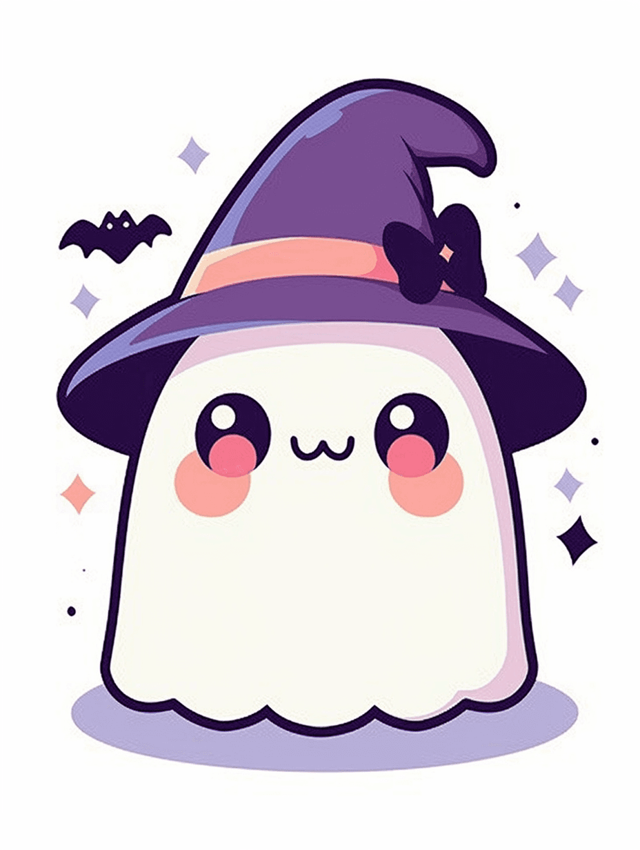 Halloween Ghost 1536 original repeating artwork