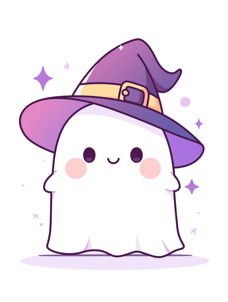 Halloween Ghost 572 original repeating artwork