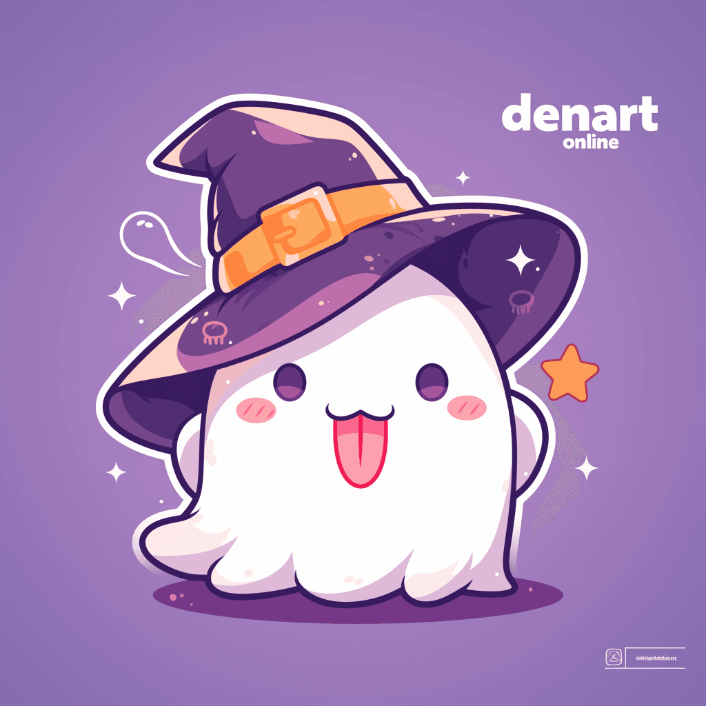 Halloween Ghost 1655 original repeating artwork