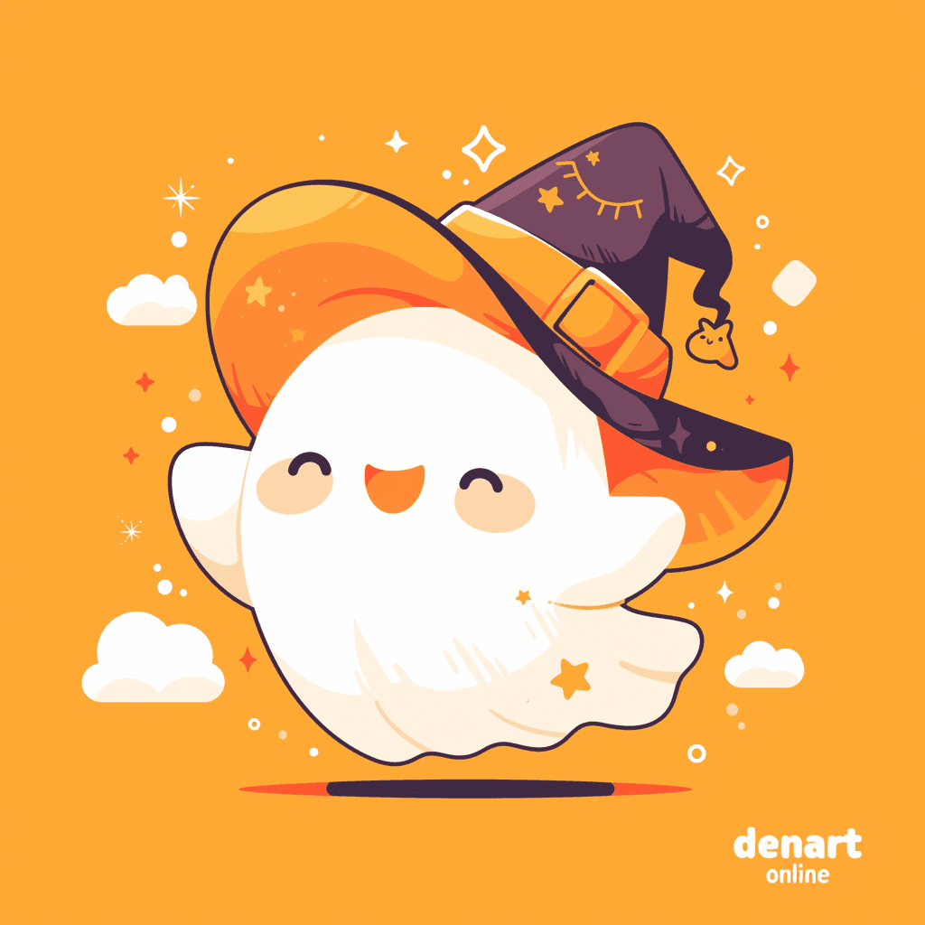 Halloween Ghost 899 original repeating artwork