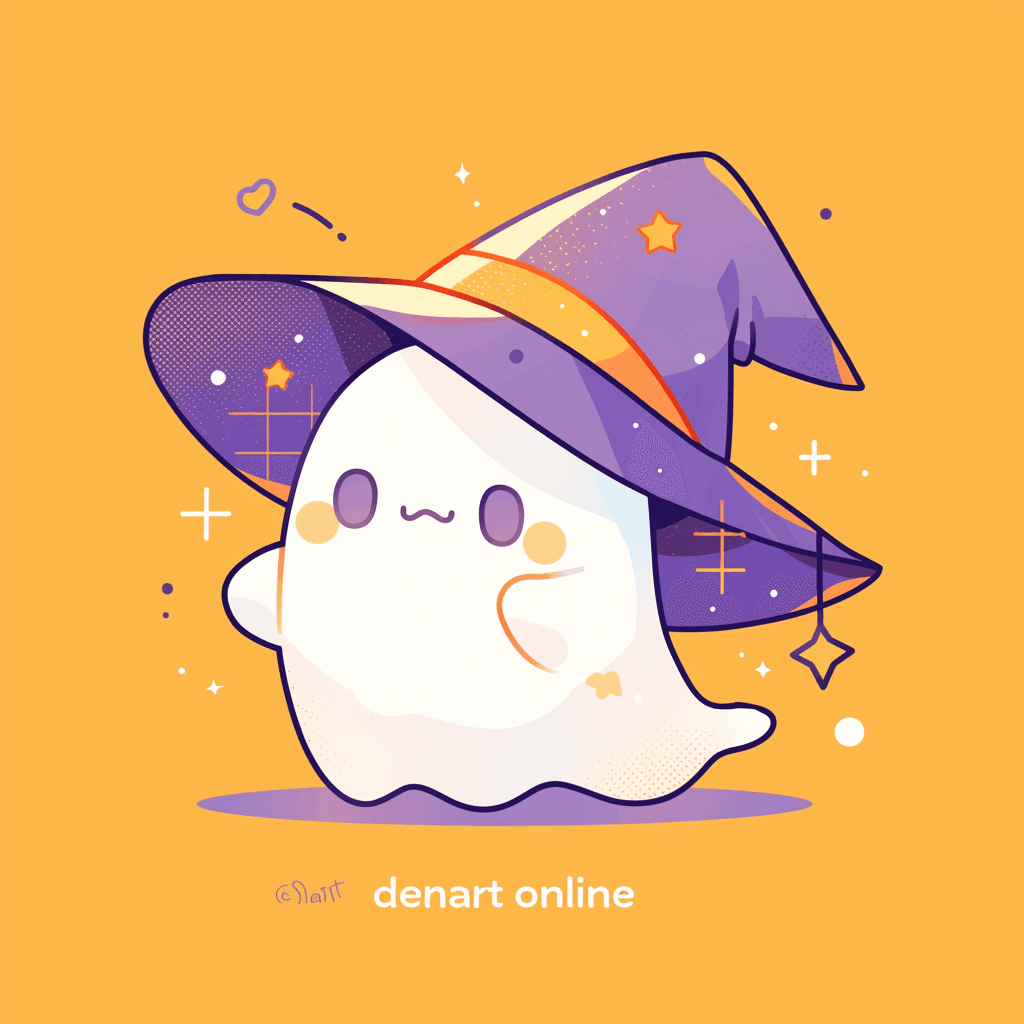 Halloween Ghost 791 original repeating artwork