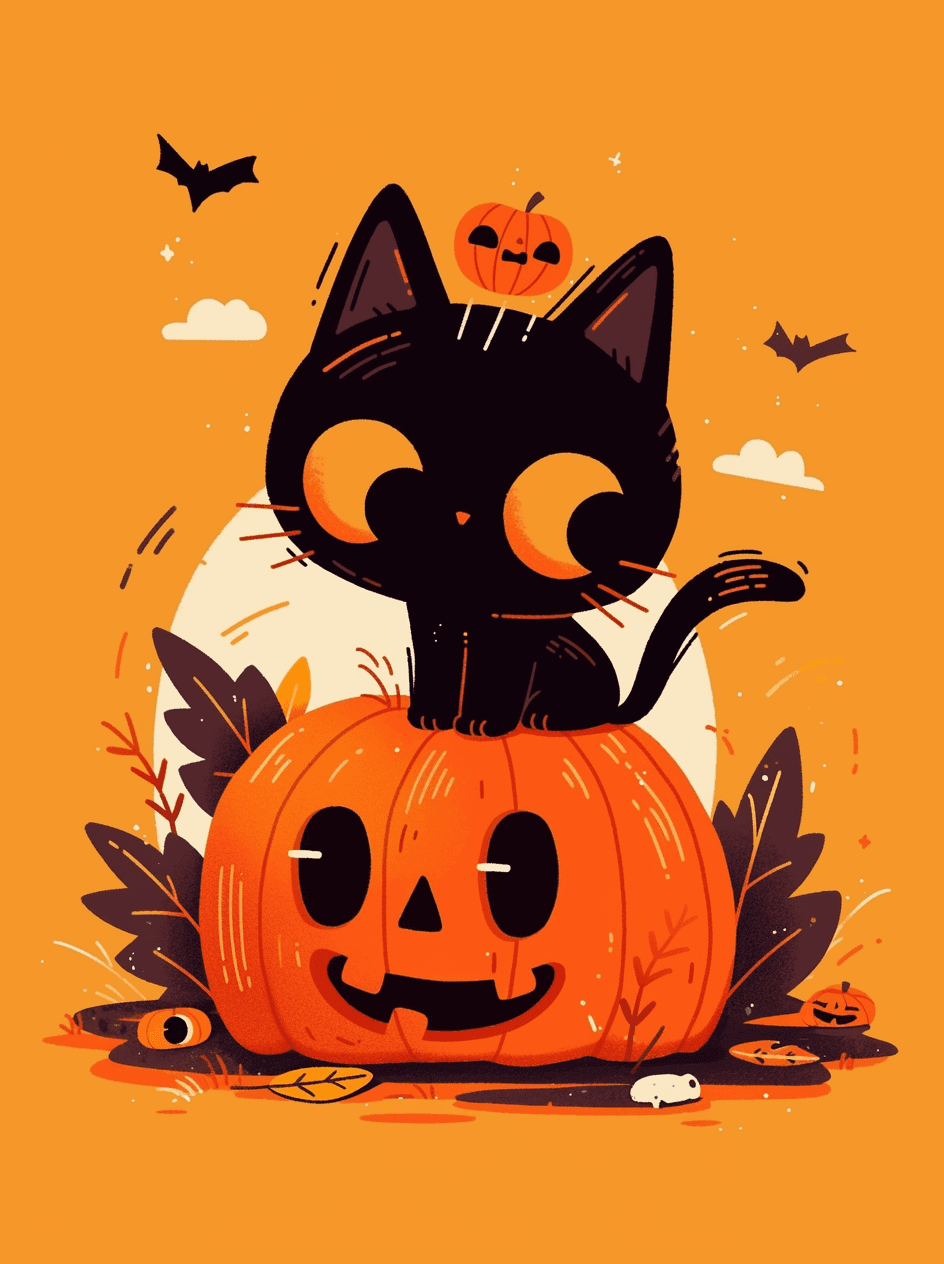 Halloween Pumpkin 173 original repeating artwork